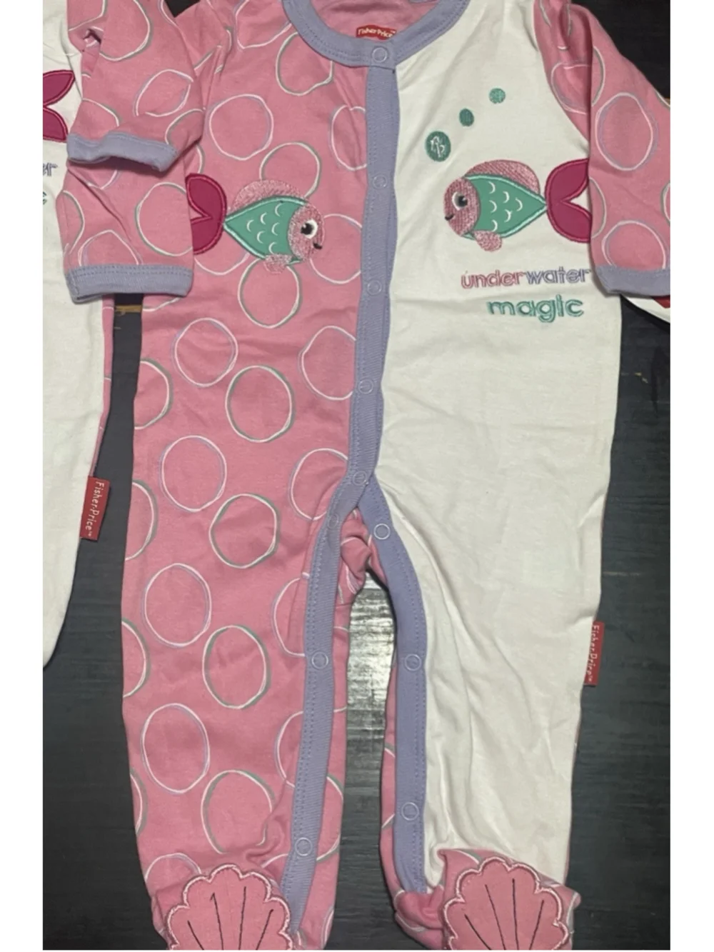 2 Twin Fisher price NWT Girls Twin Sleepers 6-9 Months!